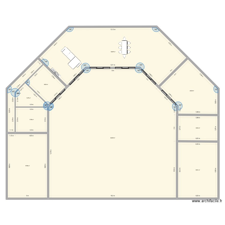 MAISON LOT. Plan de 10 pièces et 707 m2
