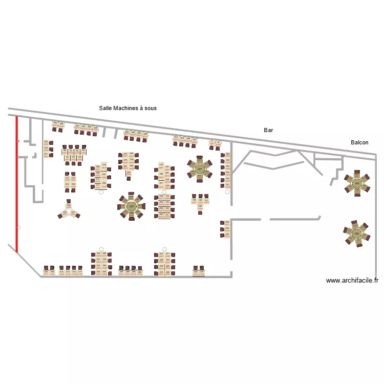Plan phase 2. Plan de 1  et 2 m²