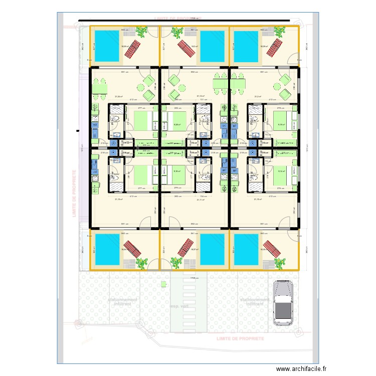 Beauregard plan intérieur rez de chaussé. Plan de 0 pièce et 0 m2