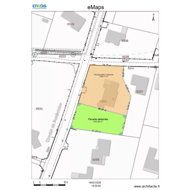 MAISON TOURNEFEUILLE. Plan de 1  et 730 m²