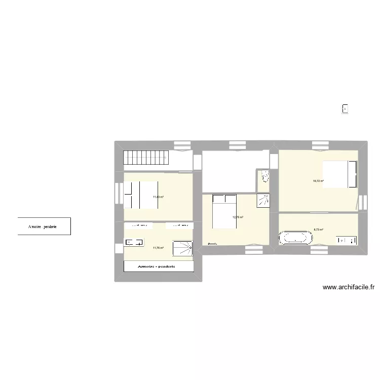 etage v3. Plan de 5 et 61 m² etage v3. Plan de 5 et 61 m²