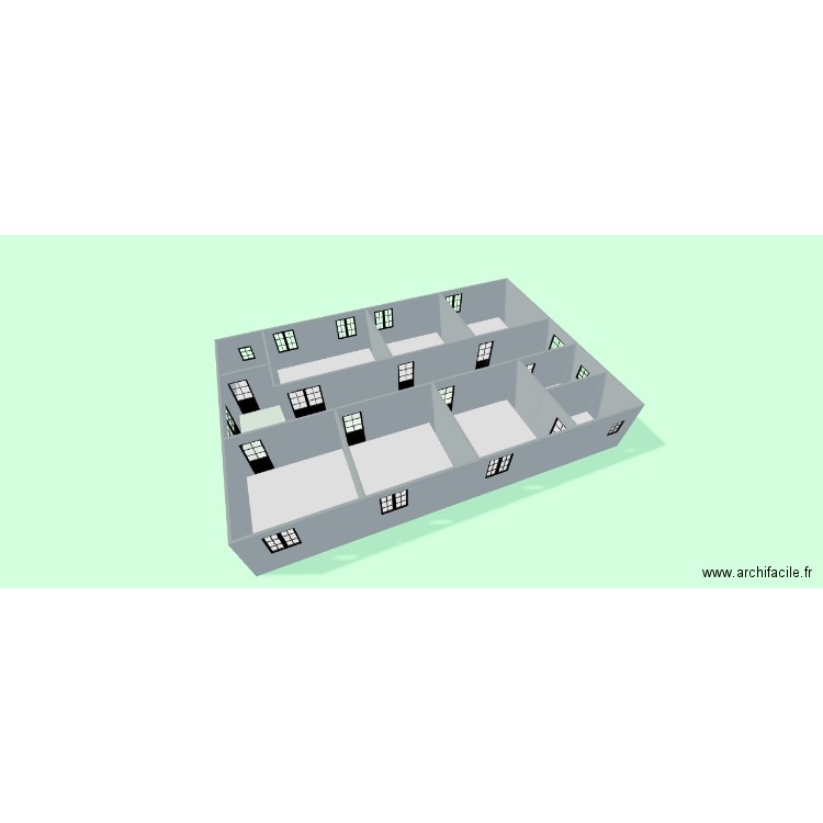 LAYE MAOUNDE. Plan de 10 pièces et 150 m2