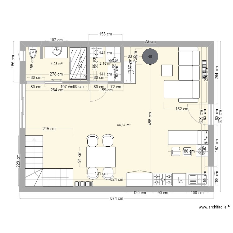 Maison rdc 8. Plan de 0 pièce et 0 m2