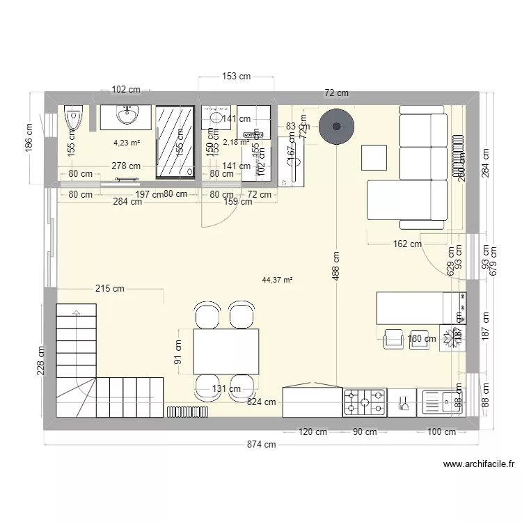 Maison rdc 8. Plan de 
