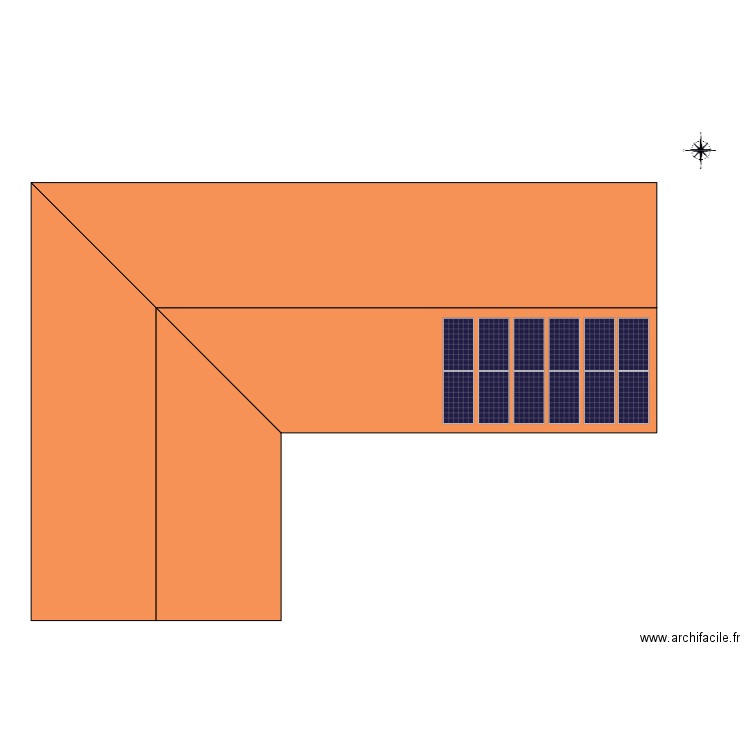 Plan de toiture. Plan de 0 pièce et 0 m2