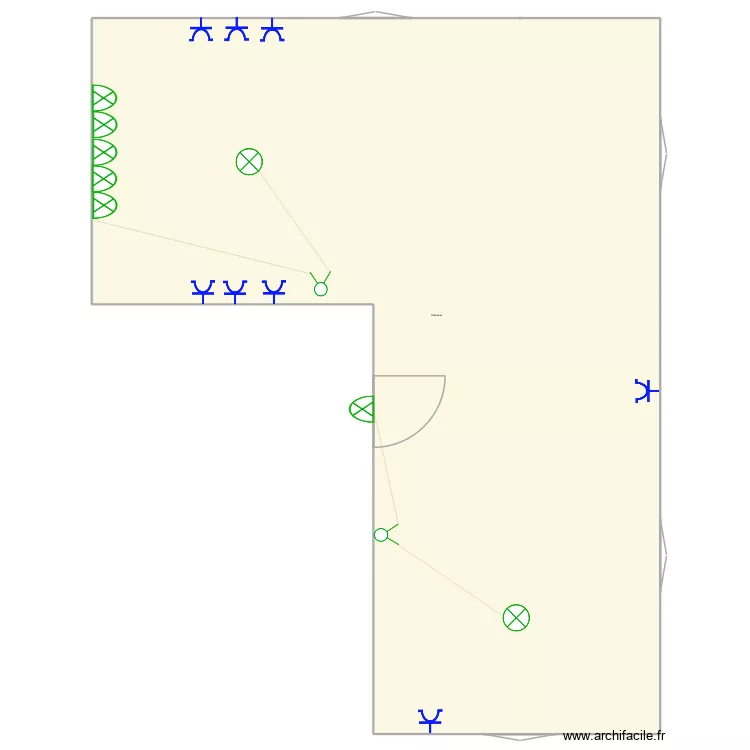 henry. Plan de 1  et 1392 m²