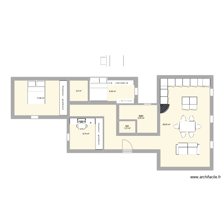 Bati. Plan de 0 pièce et 0 m2
