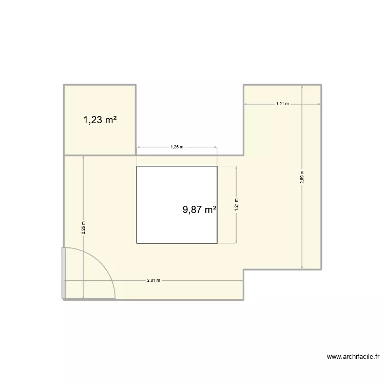9 guist'hau. Plan de 2  et 11 m²