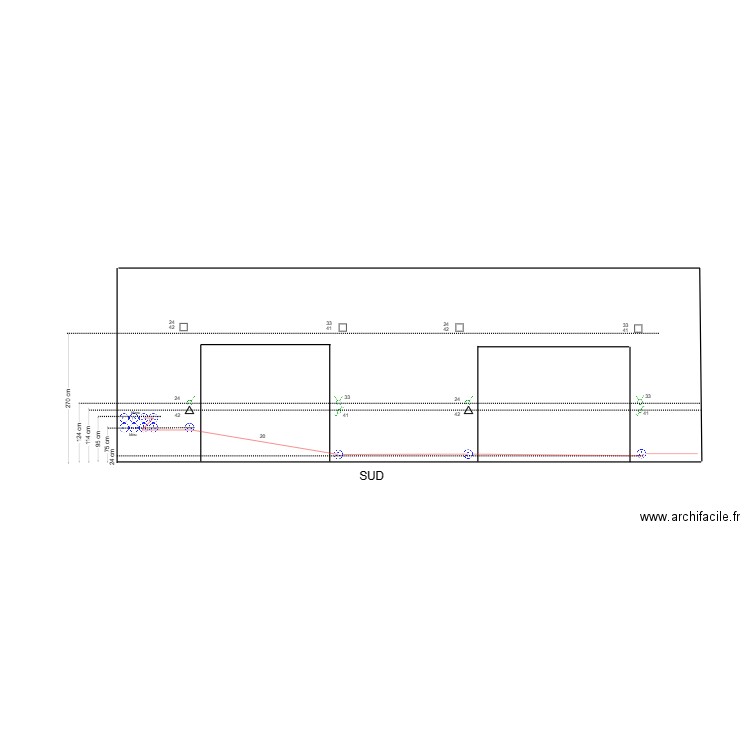 interrupteurs. Plan de 0 pièce et 0 m2