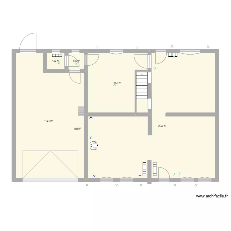 Jonas Plan vierge. Plan de 11 et 250 m² Jonas Plan vierge. Plan de 11 et 250 m²