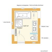 SALLE DE BAIN DOUCHE BAIGNOIRE WC DBLE VASQUE