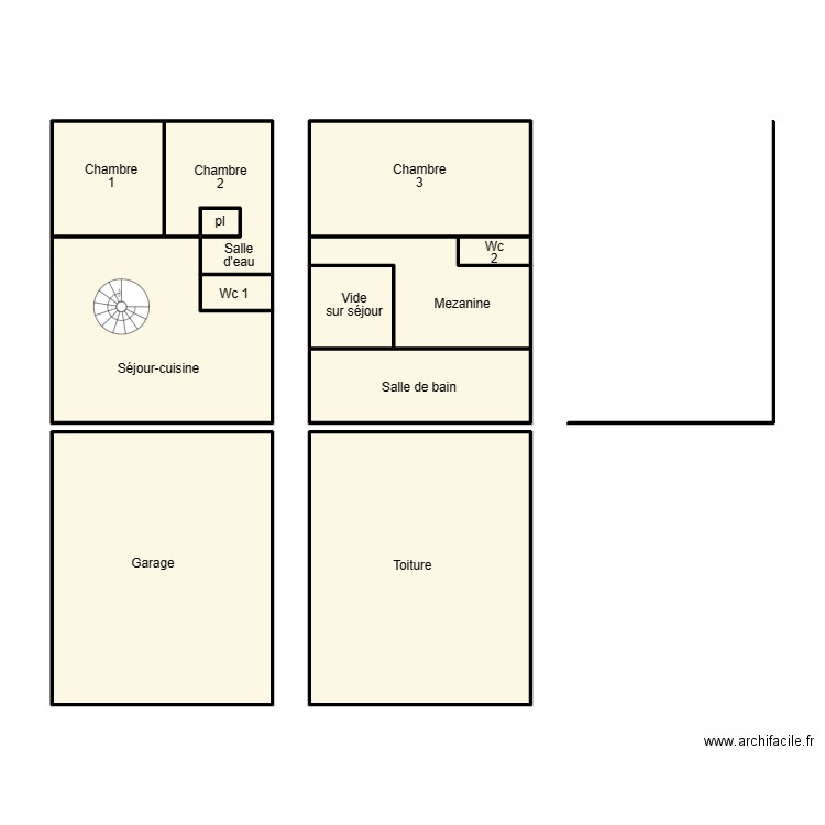 QUIMPER GUARTHECOLE. Plan de 12 pièces et 93 m2