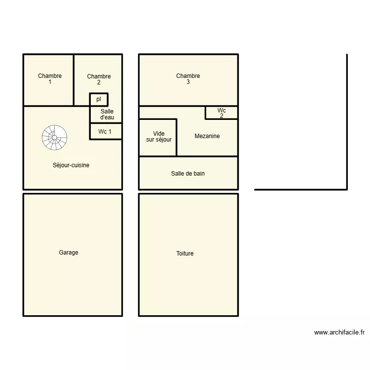 QUIMPER GUARTHECOLE. Plan de 