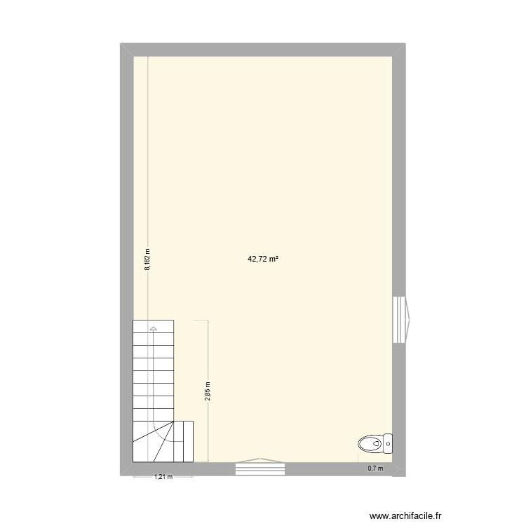 etage gite. Plan de 0 pièce et 0 m2