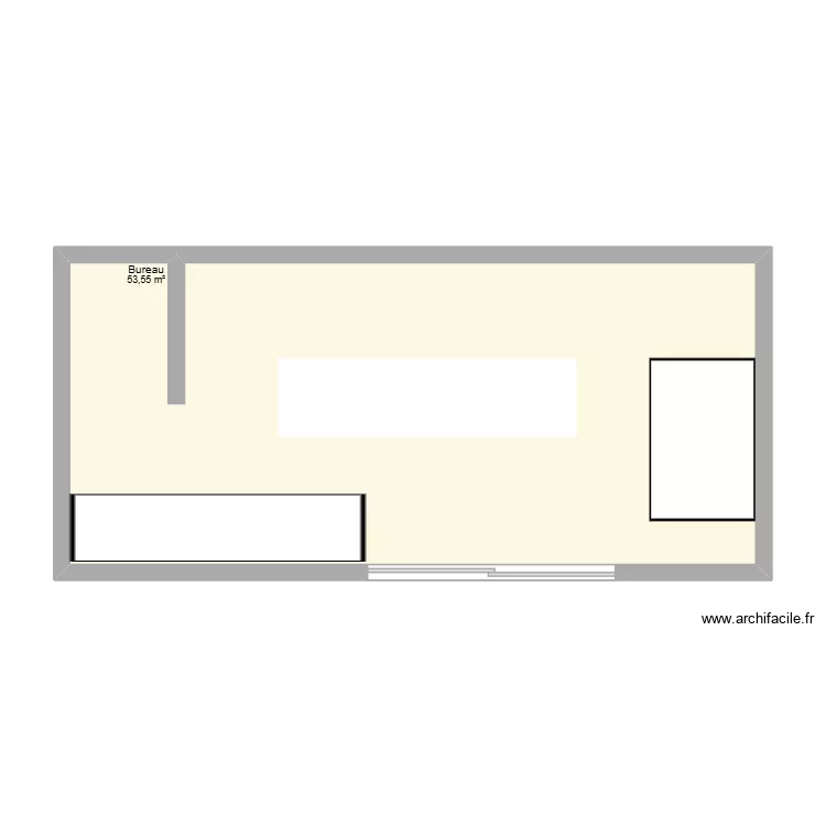 boulanherie. Plan de 1 et 54 m² boulanherie. Plan de 1 et 54 m²