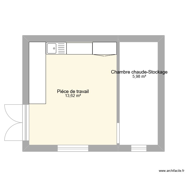 miellerie. Plan de 0 pièce et 0 m2