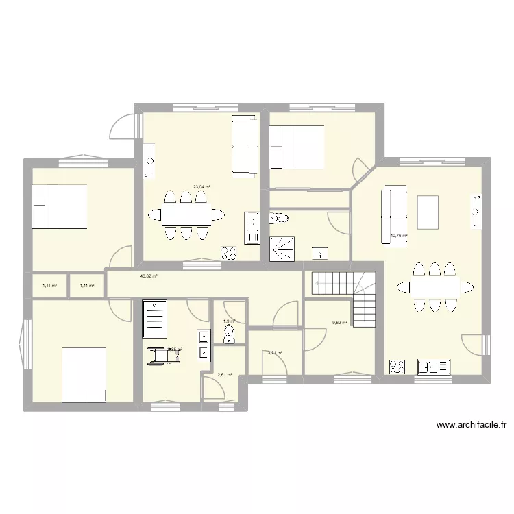 PLAN VENELLES T3 T2. Plan de 10 et 136 m² PLAN VENELLES T3 T2. Plan de 10 et 136 m²