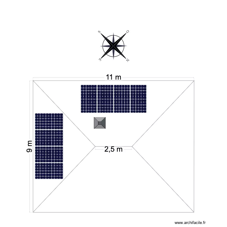 MAISON ADRIEN EMILIE. Plan de 