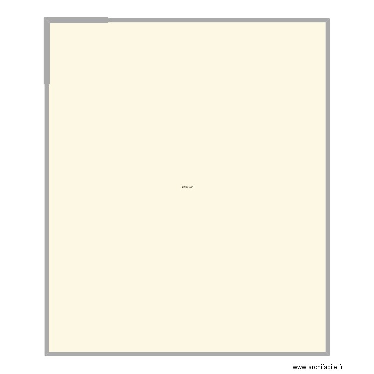 chop 1. Plan de 1 pièce et 224 m2