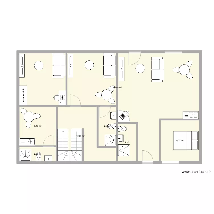 Division RDC. Plan de 
