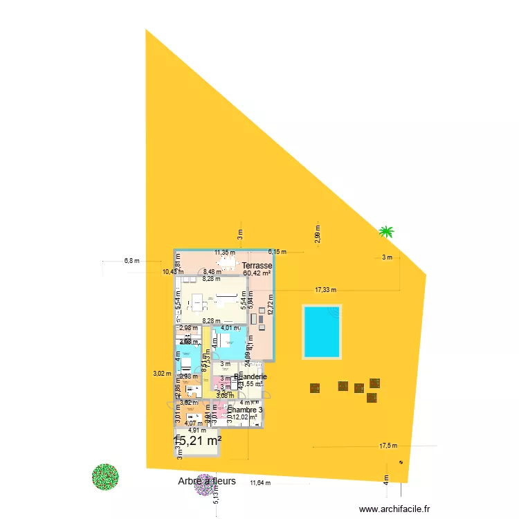 Maison 333-1. Plan de 
