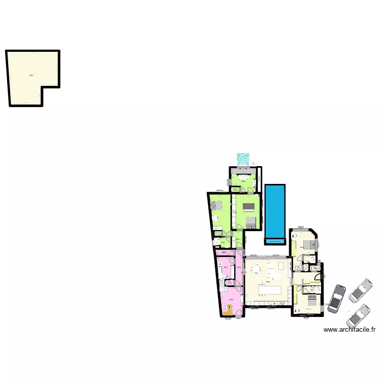 16122025. Plan de 21 pièces et 272 m²