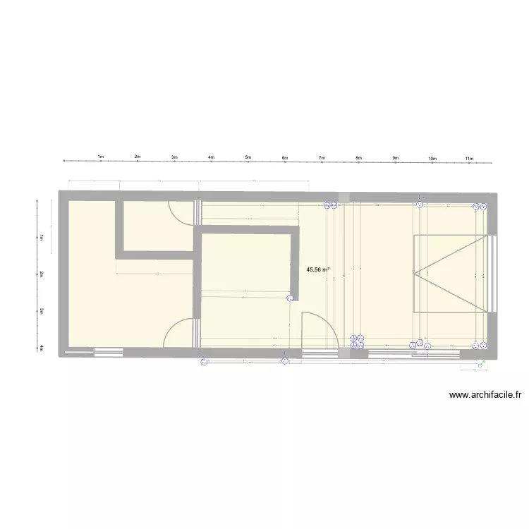 AGRARISTA ELECTRICO 2. Plan de 1 Pièce et 46 m² AGRARISTA ELECTRICO 2. Plan de 1 Pièce et 46 m²