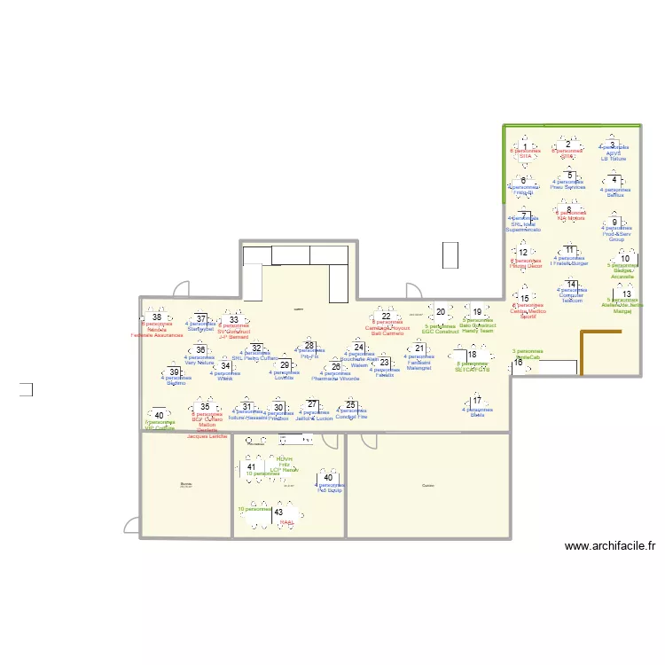 05/12 - Sita Osteria. Plan de 4  et 345 m²