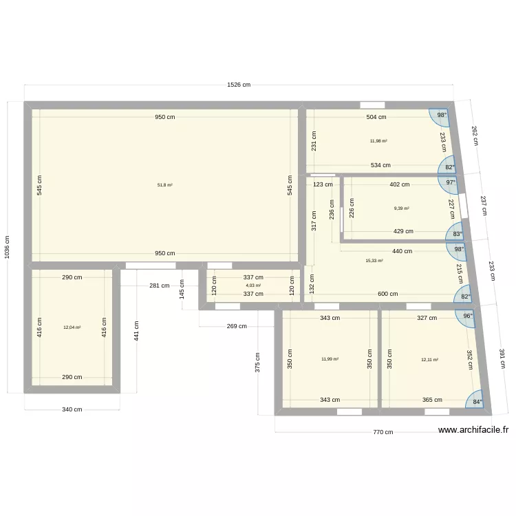 nnc,,. Plan de 0 pièce et 0 m2