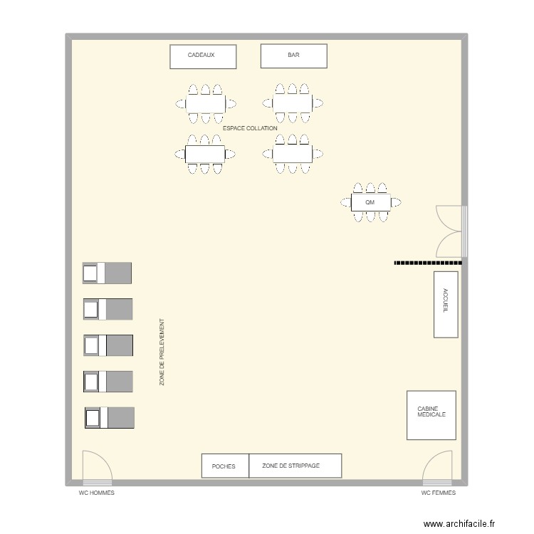 WAINAGE. Plan de 1 pièce et 128 m2