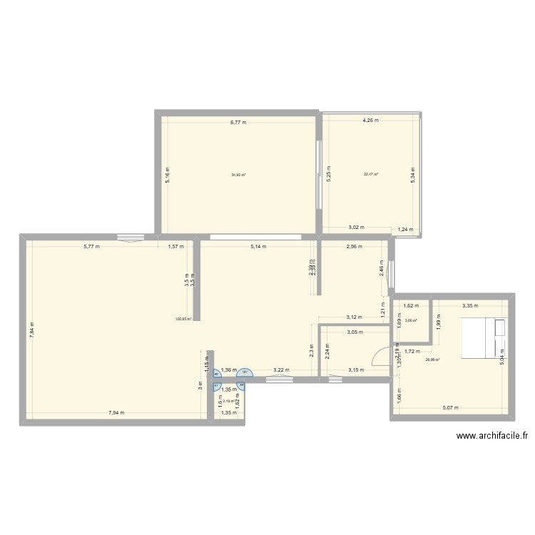 Agrandissement2. Plan de 0 pièce et 0 m2