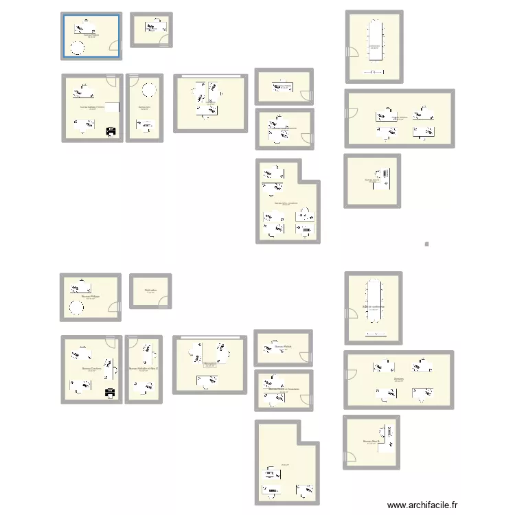 Mobili&egrave;re Esta. Plan de 