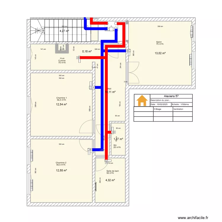 Alexiens 57. Plan de 
