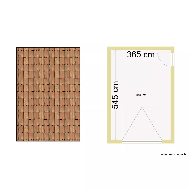 garage 20m2 . Plan de 