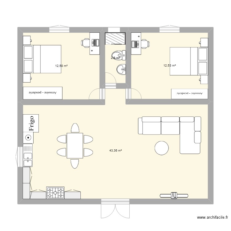 Grand. Plan de 0 pièce et 0 m2