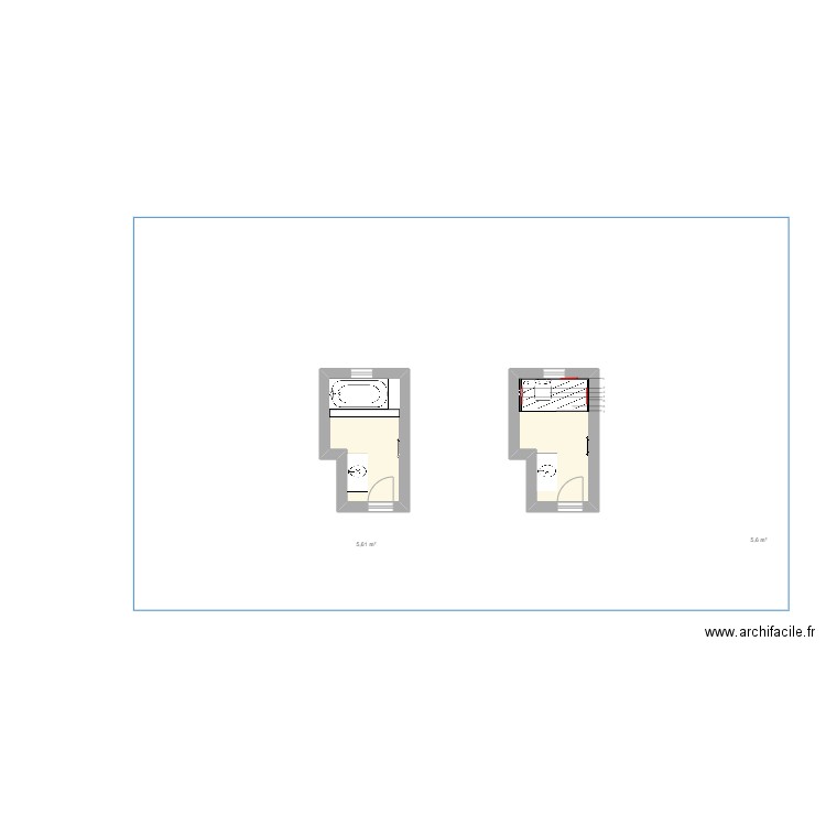 Stefani. Plan de 2 pièces et 11 m2