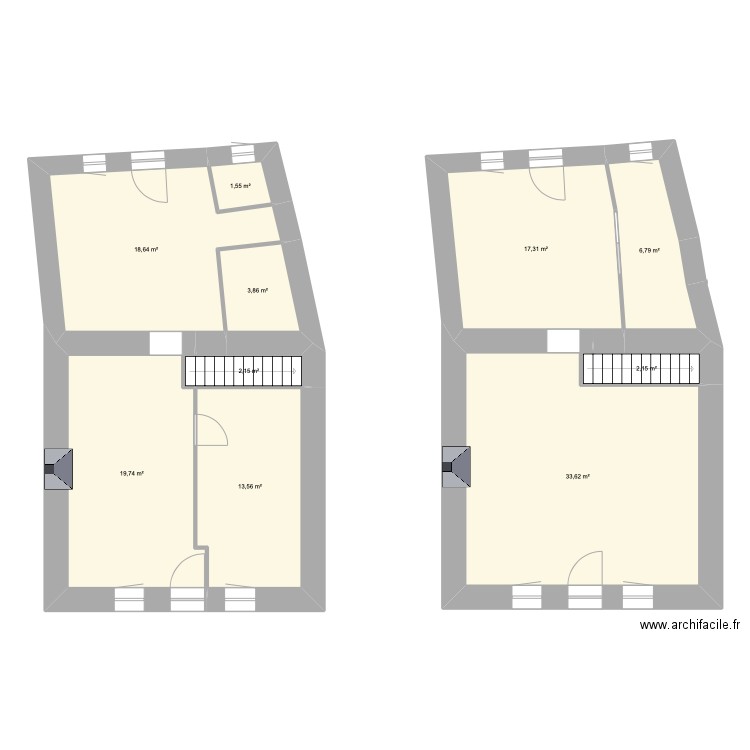 La Lande. Plan de 0 pièce et 0 m2