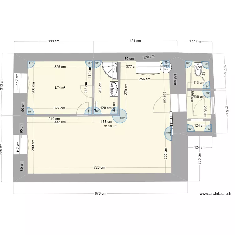 Cordeliers Denis pour Eric. Plan de 