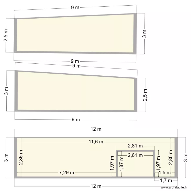 plan de coupe atelier 0. Plan de 4 et 77 m² plan de coupe atelier 0. Plan de 4 et 77 m²