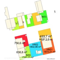LE MONDE DE LA GLACE (vue d'ensemble cadastre HN)