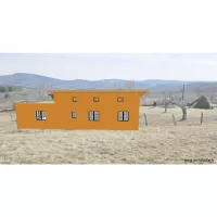 Chalet avril toiture arri&egrave;re