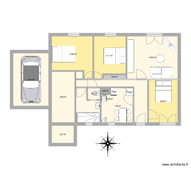 Bailleul 1. Plan de 0 pièce et 0 m2