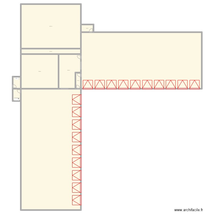 caserne pompiers2. Plan de 10 pièces et 1159 m2