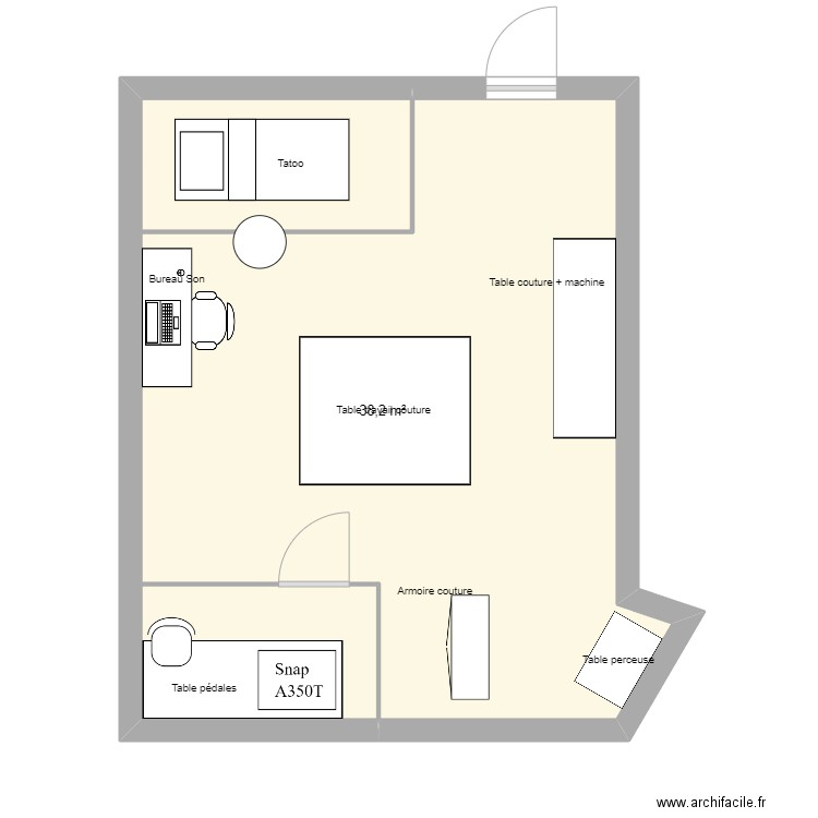 TEST. Plan de 0 pièce et 0 m2