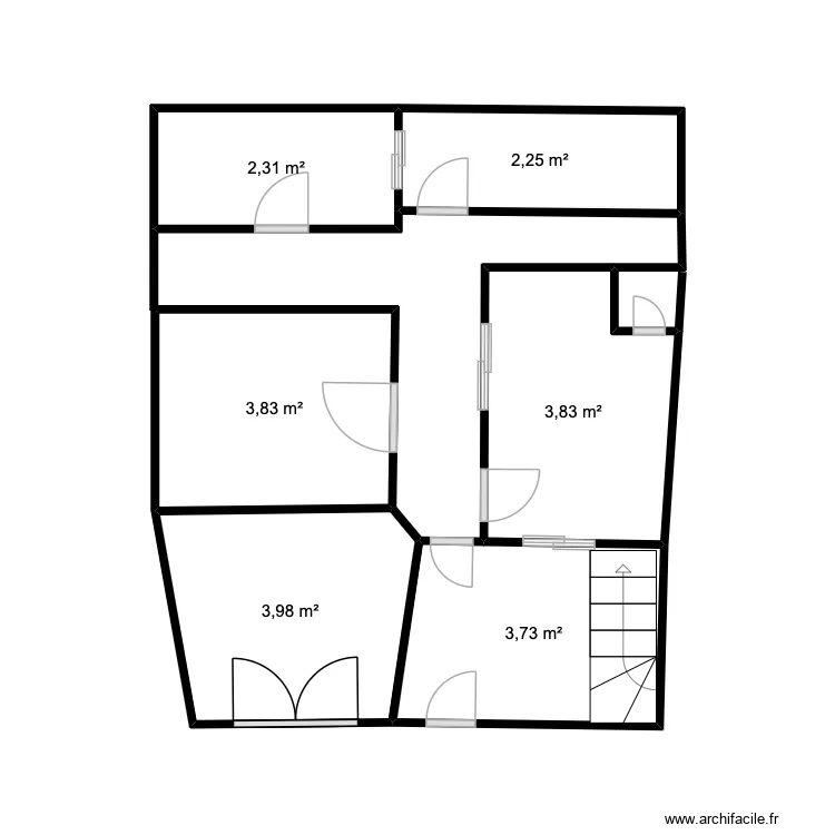 Plan unit&eacute; Ndoumb&eacute;. Plan de 6  et 20 m²