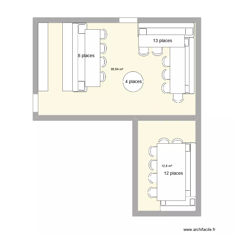 plan salles arrière. Plan de 2 et 48 m² plan salles arrière. Plan de 2 et 48 m²