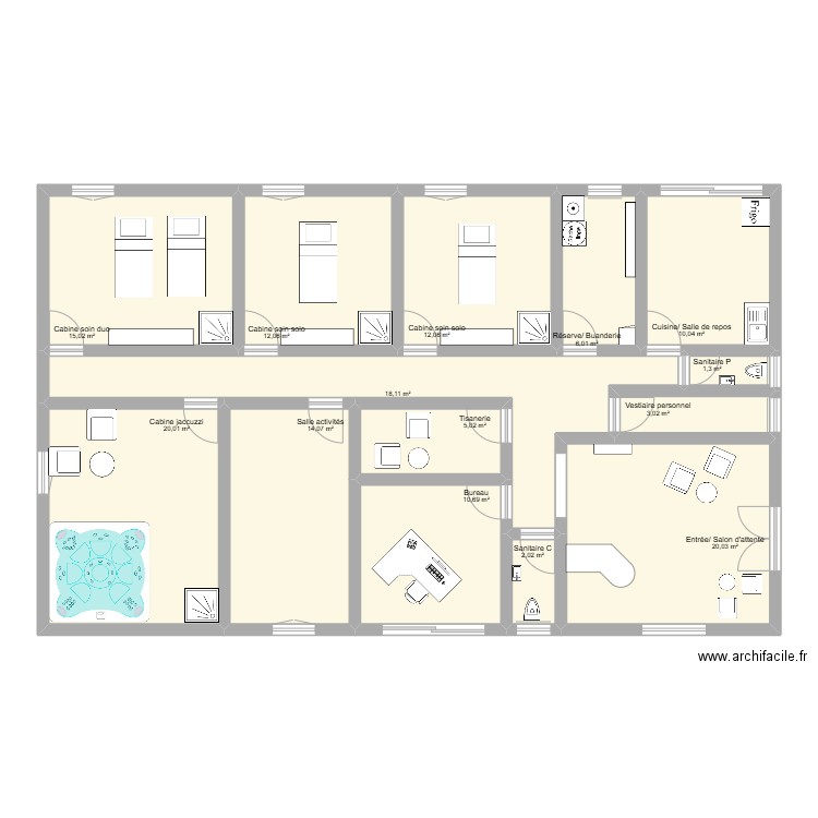 Institut Meg (Construction). Plan de 0 pièce et 0 m2