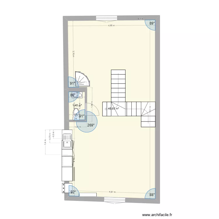 PAM HC etage 1. Plan de 