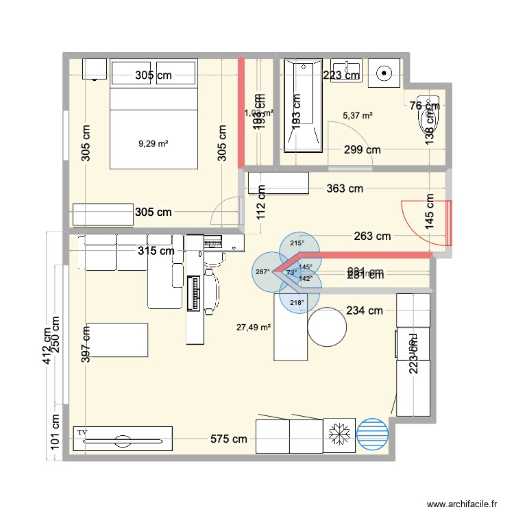 Appart BAaba. Plan de 0 pièce et 0 m2
