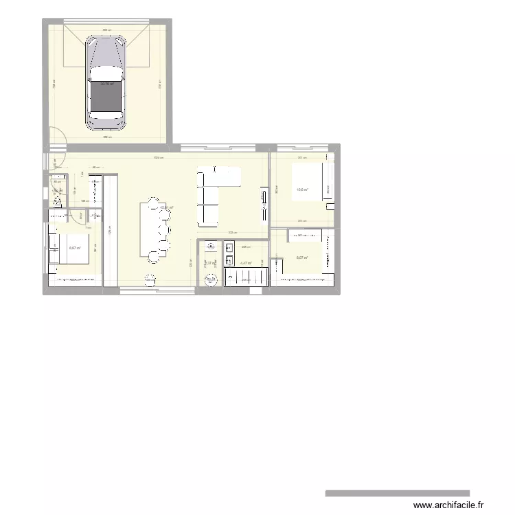 PLAN MAISON DANIEL. Plan de 